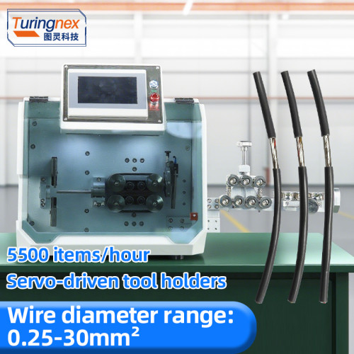 TR-603Q 30 mm² fixed-length cut-off + front-end stripper (Wire diameter range:0.25-30mm²)