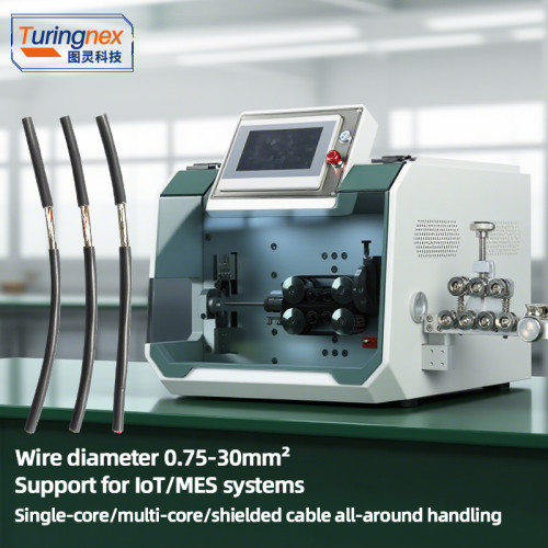 TR-603Q 30 mm² fixed-length cut-off + front-end stripper (Wire diameter range:0.25-30mm²)