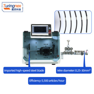 TR-603Q 30 mm² fixed-length cut-off + front-end stripper (Wire diameter range:0.25-30mm²)