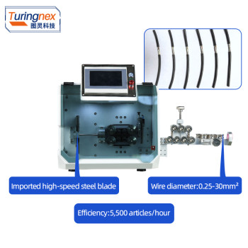 TR-603Q 30 mm² fixed-length cut-off + front-end stripper (Wire diameter range:0.25-30mm²)