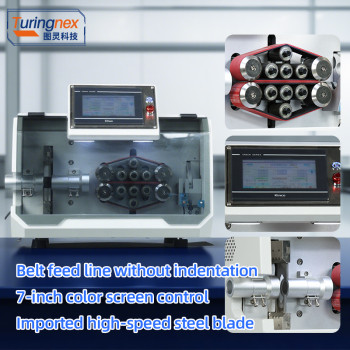 TR-615Q 150 mm² fixed-length cut-off + front-end stripper (Wire diameter range:1-150mm²)