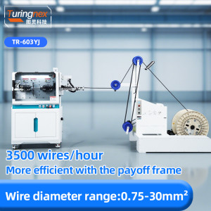 TR-603YJ Large square computerized wire stripping machine