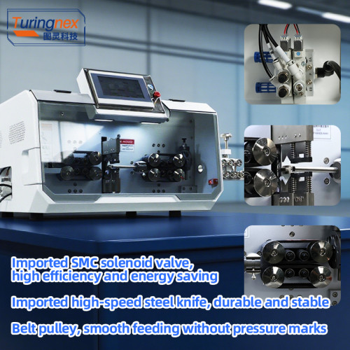 TR-603H Large Square Computerized Wire Stripping Machine (Sheathed wires stripped inside and outside)