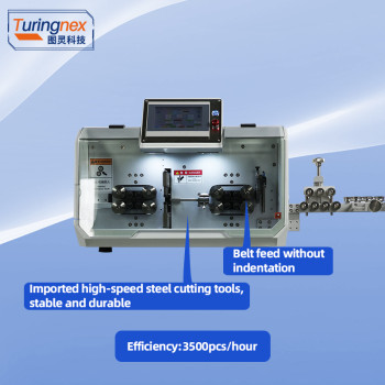 TR-603H Large Square Computerized Wire Stripping Machine (Sheathed wires stripped inside and outside)