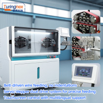 TR-612H Large square computerized wire stripping machine