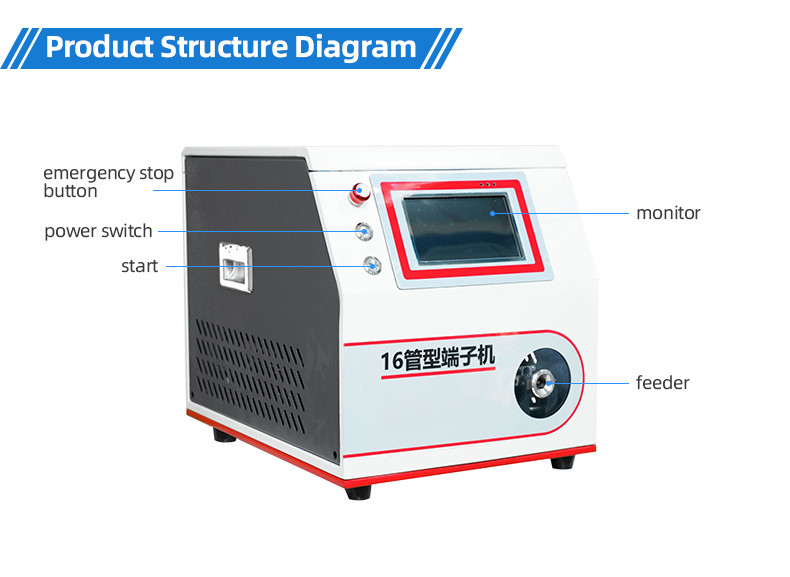 TR-HY21 Semi-Auto Aviation Pin Terminal Crimping Machine