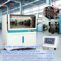 TR-603X 30 square rotary knife computerized wire stripping machine