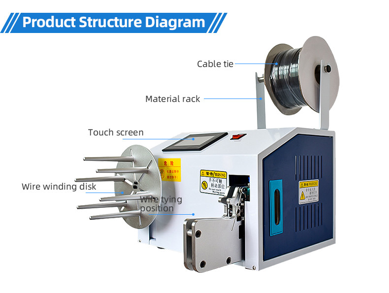 TR-268 Semi-auto Automatic Opening and Winding Machine