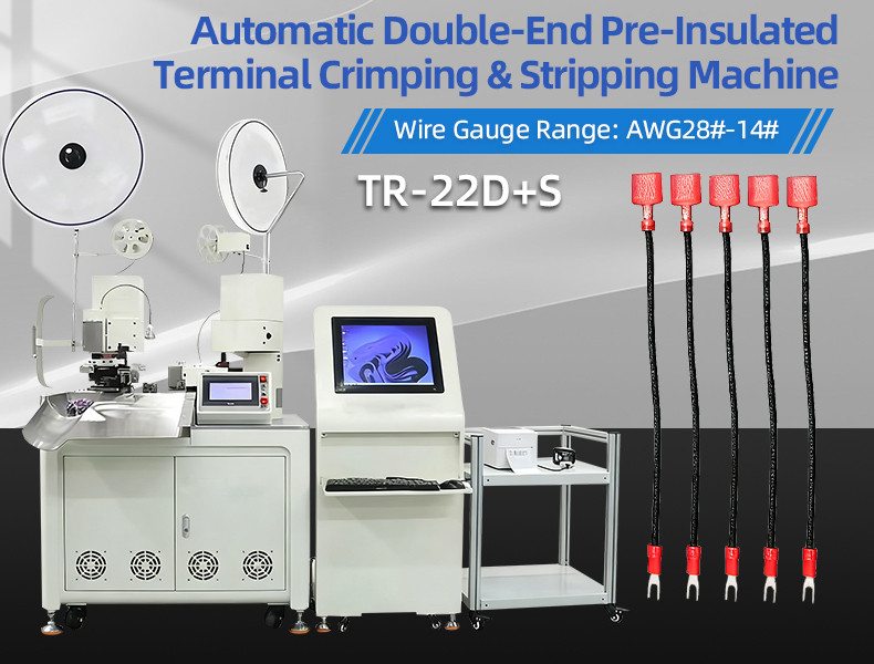 TR-018HS Large Square Wire Twisted Wire Dip Tin Terminal Machine