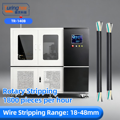 TR-140B Fully Automatic Rotary Stripping and Cutting Machine