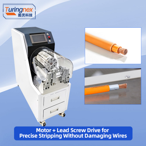TR-140B Fully Automatic Rotary Stripping and Cutting Machine