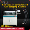 TR-612X  Large square computerized wire stripping machine（Wire diameter range:6-120mm²）