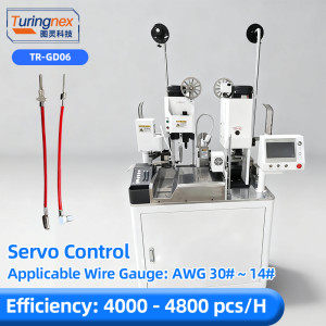 TR - GD06 High - Speed Full - Servo Double - Head Terminal Machine