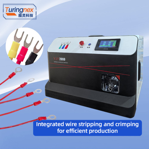TR-YJY01 Semi-automatic Pre-insulated Terminal Wire Stripping and Crimping Machine