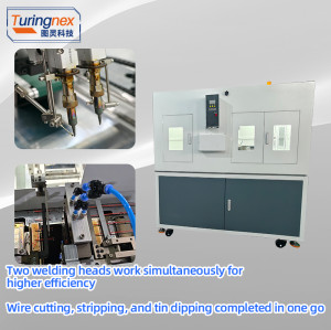 TR-N01 Automatic Double-Head Tin Dipping, Wire Cutting and Welding Machine