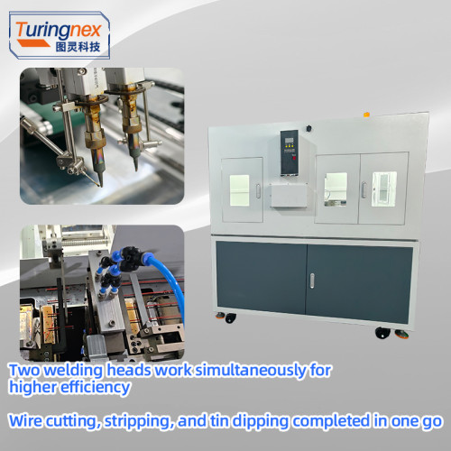 TR-N01 Automatic Double-Head Tin Dipping, Wire Cutting and Welding Machine