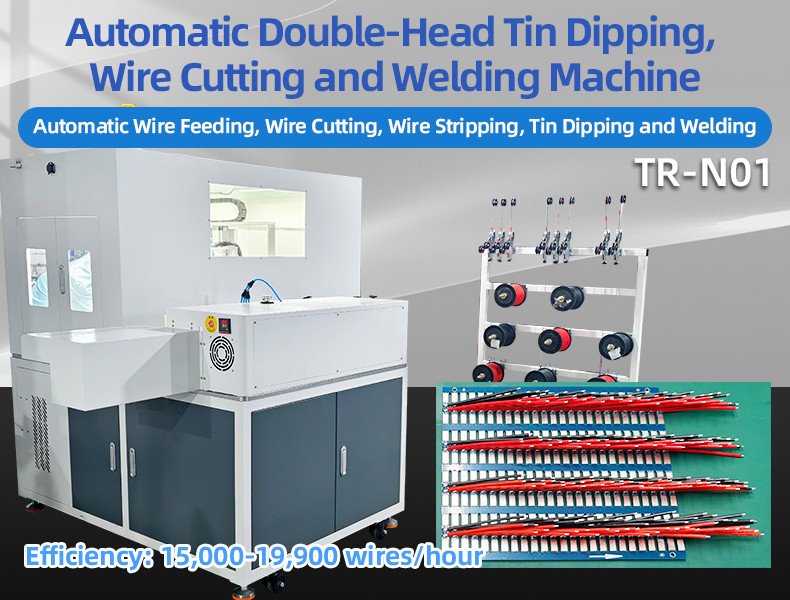 TR-388DZ Fully automatic double-head crimping enadouble-head inserting shellsingle-head threading hydrant machine
