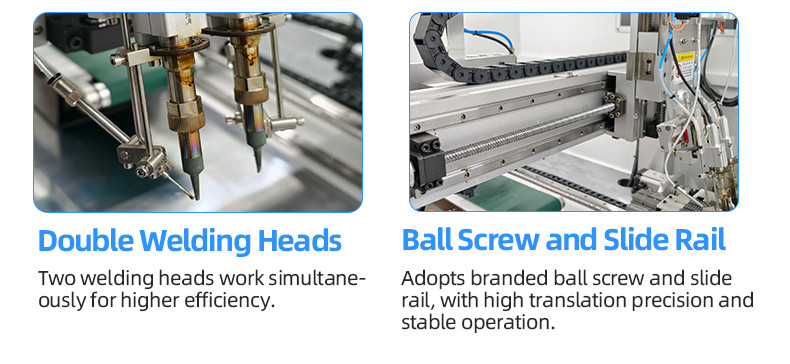 TR-388DZ Fully automatic double-head crimping enadouble-head inserting shellsingle-head threading hydrant machine