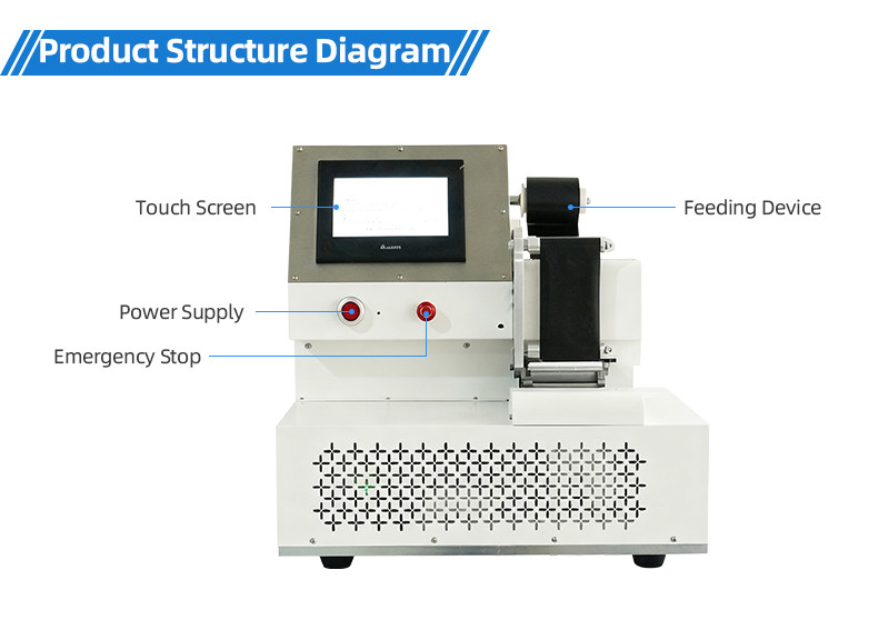 TR-J5 semi-automatic 85mm wide point tape wrapping machine