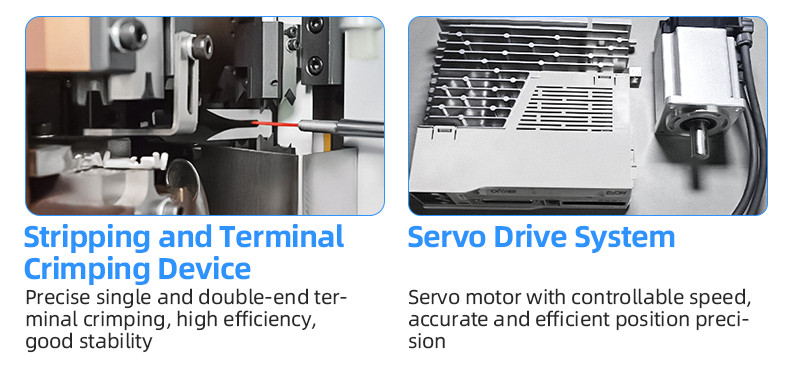 TR-3001 double-head 4T heat shrinkable tube terminal machine