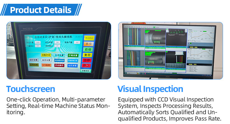 TR-388DZ Fully automatic double-head crimping enadouble-head inserting shellsingle-head threading hydrant machine