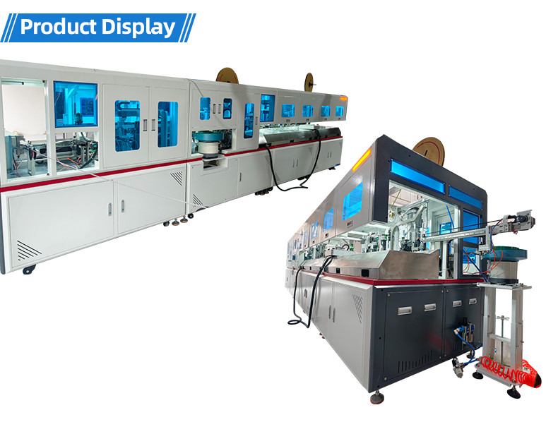 TR-388DZ Fully automatic double-head crimping enadouble-head inserting shellsingle-head threading hydrant machine