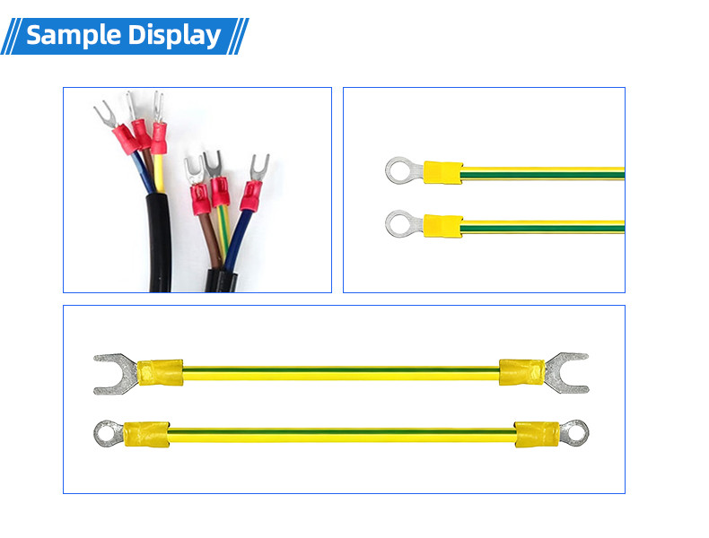 TR-3001 double-head 4T heat shrinkable tube terminal machine
