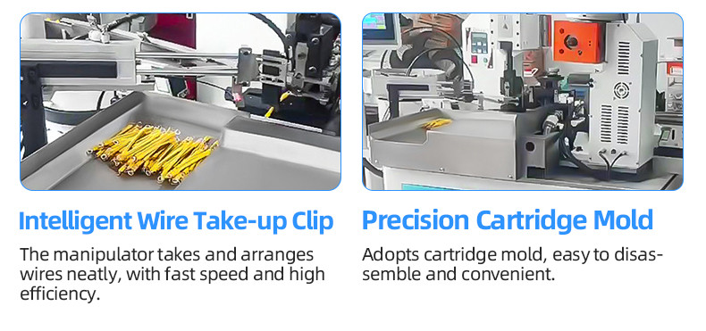 TR-3001 double-head 4T heat shrinkable tube terminal machine