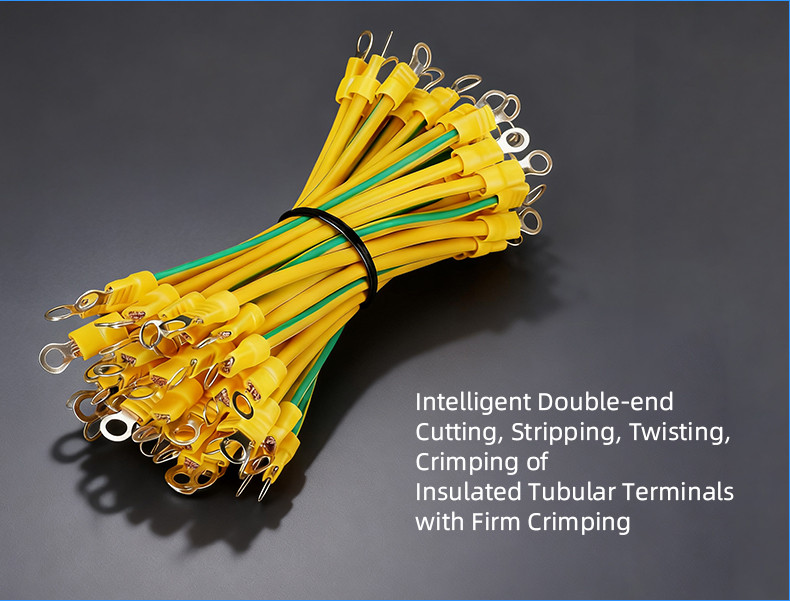 TR-3001 double-head 4T heat shrinkable tube terminal machine