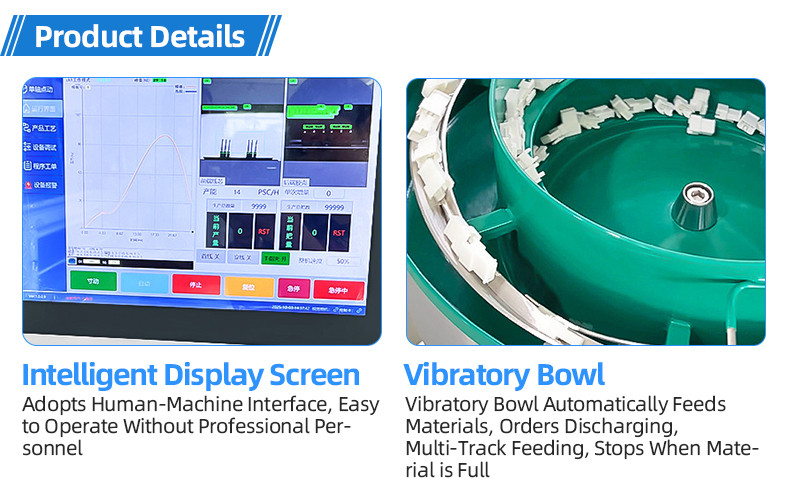 TR-388DZ Fully automatic double-head crimping enadouble-head inserting shellsingle-head threading hydrant machine