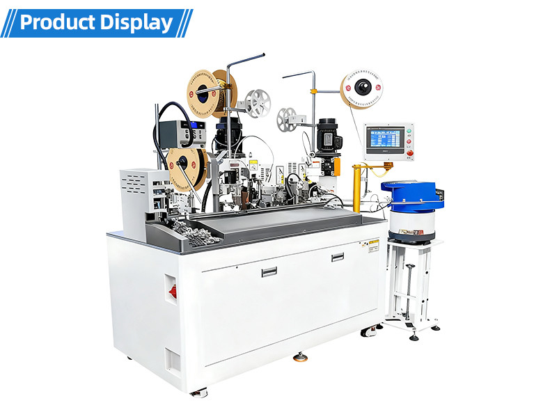 TR-3001 double-head 4T heat shrinkable tube terminal machine