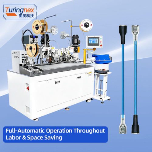TR-HT01 Full-Automatic Double-Head Heat Shrink Tubing & Sleeve Terminal Crimping Machine