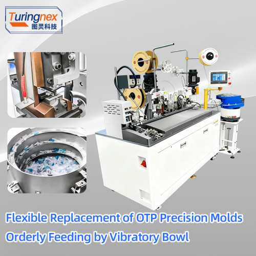 TR-HT01 Full-Automatic Double-Head Heat Shrink Tubing & Sleeve Terminal Crimping Machine