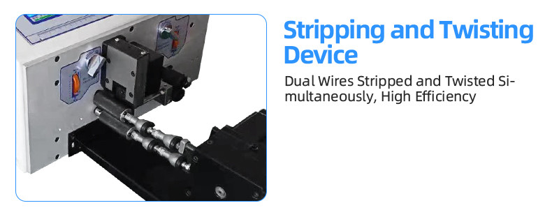 TR-508-NX2/N Ultra-short thin wire double wire stripping and twisting machine
