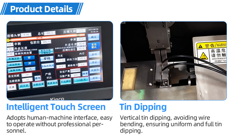  TR-901 Sheath Thread Stripping 200 Tinning Terminal Crimping Machine 