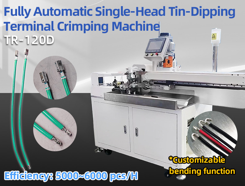  TR-901 Sheath Thread Stripping 200 Tinning Terminal Crimping Machine 