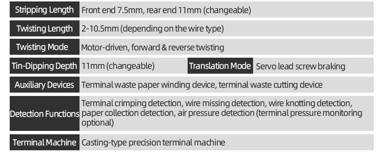  TR-901 Sheath Thread Stripping 200 Tinning Terminal Crimping Machine 
