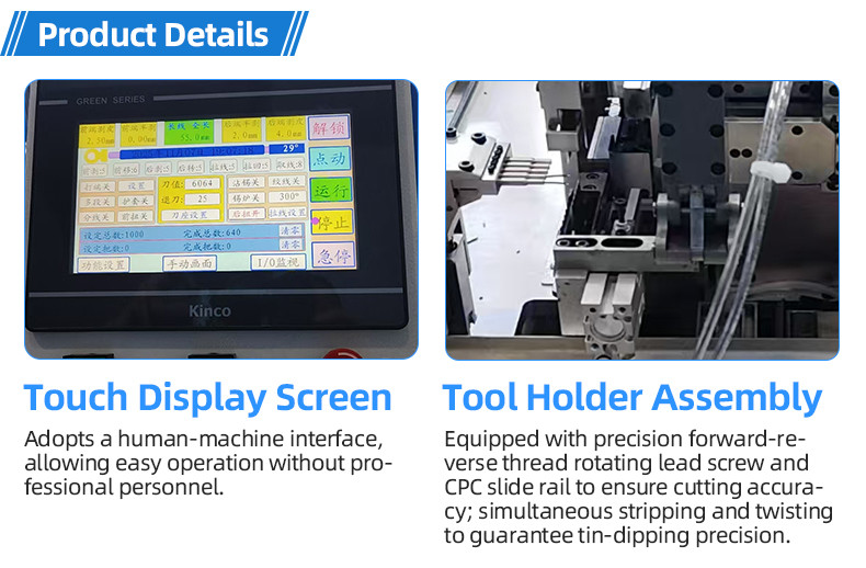  TR-901 Sheath Thread Stripping 200 Tinning Terminal Crimping Machine 