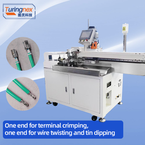 TR-120D Fully Automatic Single-Head Tin-Dipping Terminal Machine