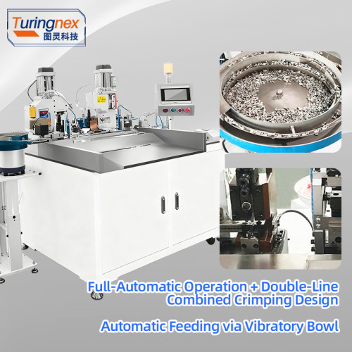 TR-HY04 Full-Automatic Double-Line Combined Crimping Terminal Machine