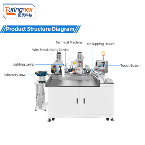 TR-HY04 Full-Automatic Double-Line Combined Crimping Terminal Machine