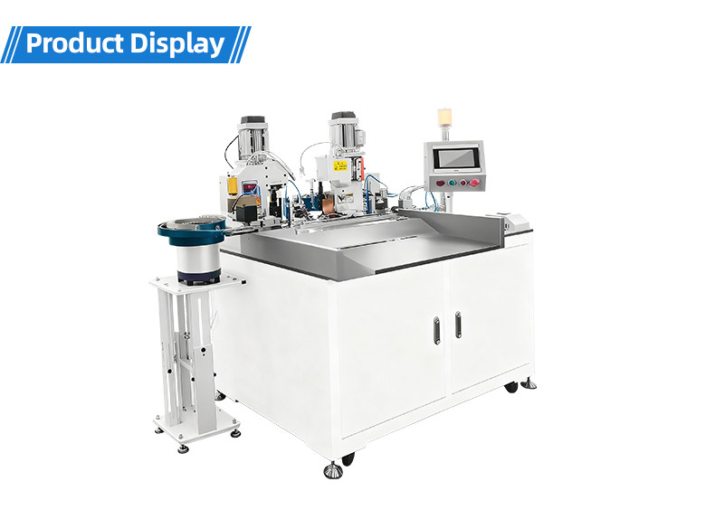 TR-3002 fully automatic three-in-one crimping terminal machine