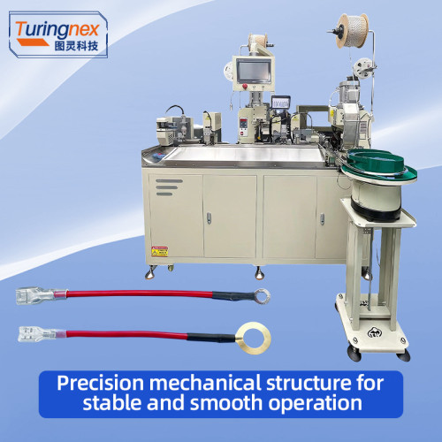 TR-HT02 Full-Automatic Terminal Crimping Machine with Sheath and Heat-Shrinkable Tube Insertion