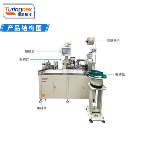 TR-HT02 全自动穿护套穿热缩管端子机