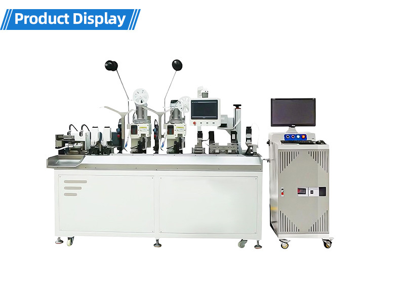 TR-3001 double-head 4T heat shrinkable tube terminal machine