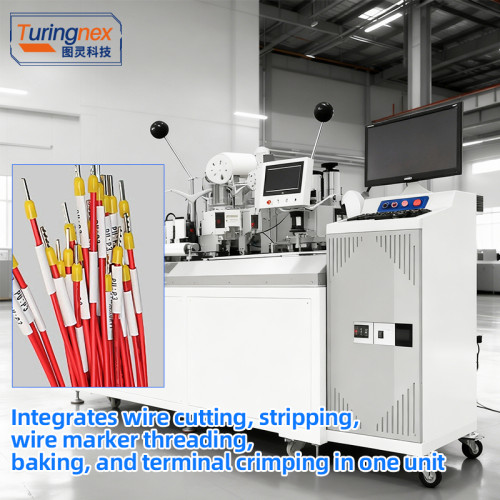 TR-CG03 Full-Automatic U-Shaped Double-Penetration Wire Marker Terminal Machine