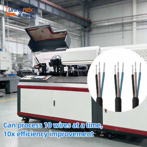 TR-YH01 Fully Automatic Sheathed Wire Double-End Tin Dipping Machine