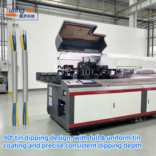 TR-YH01 Fully Automatic Sheathed Wire Double-End Tin Dipping Machine