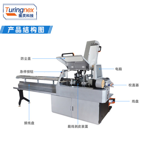 TR-CG01 全自动双头穿号码管端子机