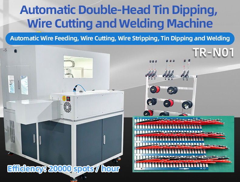 TR-388DZ Fully automatic double-head crimping enadouble-head inserting shellsingle-head threading hydrant machine